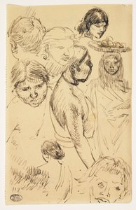 Studies of Women by Paul Albert Besnard